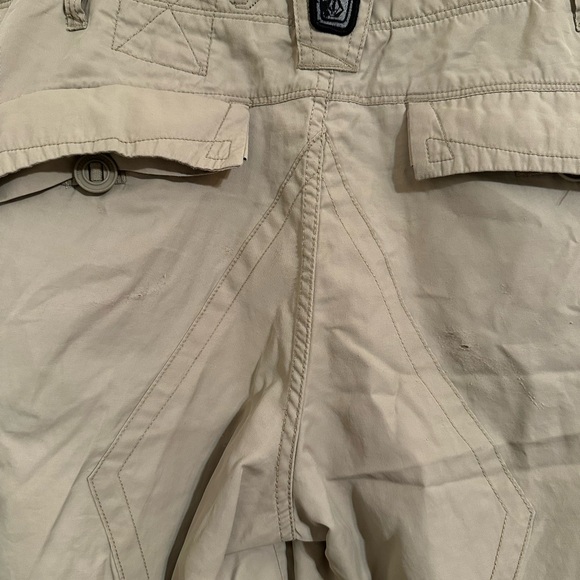 VOLCOM Amphibian Khaki Cargo Outdoor Hiking Athletic Shorts - Picture 11 of 11
